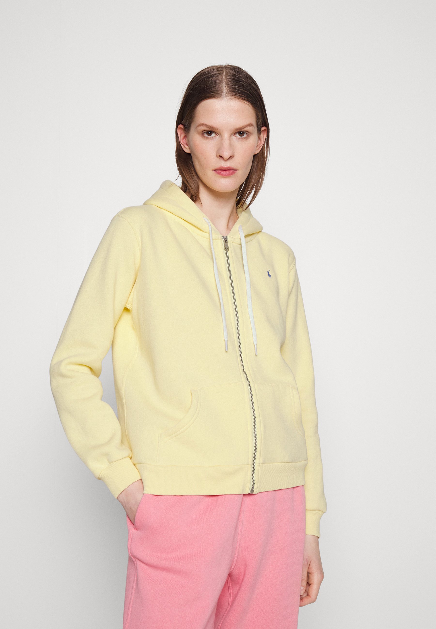 Polo Ralph Lauren FULL ZIP HOODIE - Zip-up sweatshirt - bird yellow/yellow  - Zalando.de