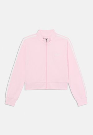 Abercrombie & Fitch, Bluză de molton cu fermoar - pink