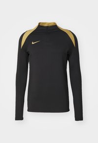 STRIKE DRILL TOP - Top s dlhým rukávom - black/gold/metallic gold