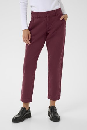 KAMETTE PANTS - Pantalon classique - windsor wine