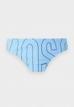MOSCHINO SWIM LOGO MAXI LOGO SLIP - Zwemslips - fantasia azzurro