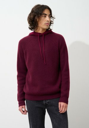 Stickad tröja - purple