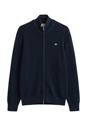 GANT, MICRO TEXTURED  - Kardigán - blau