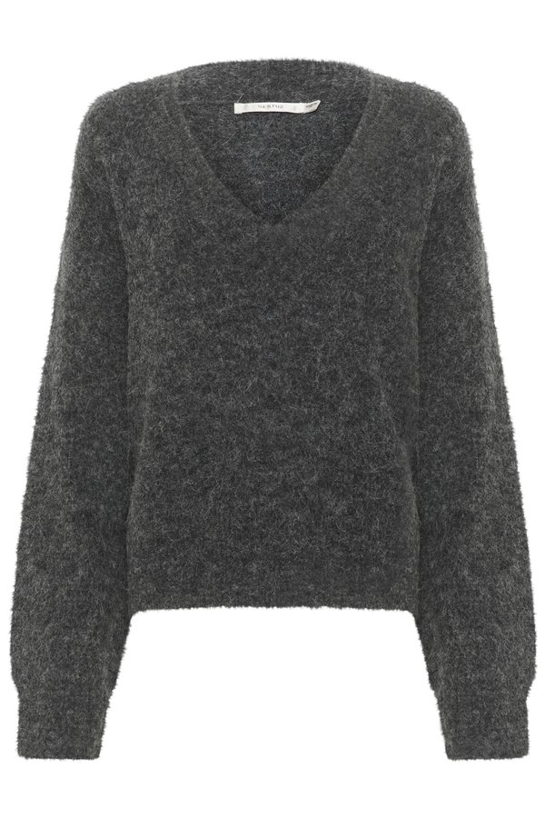 Jumper - charcoal melange2