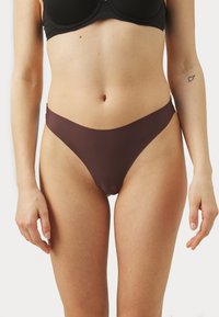 Anna Field SEAMLESS 7 PACK  - Stringid - nude/black
