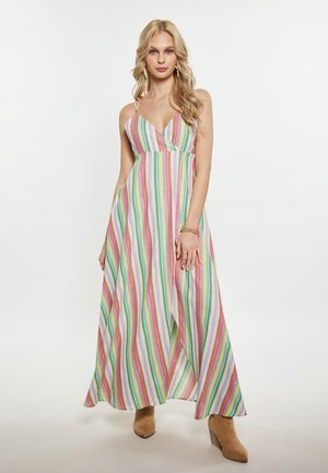 Maxi-jurk - pink mehrfarbig