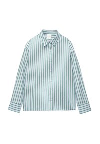 STRIPED LONG SLEEVE - Blúzka so zapínaním na gombíky - light blue