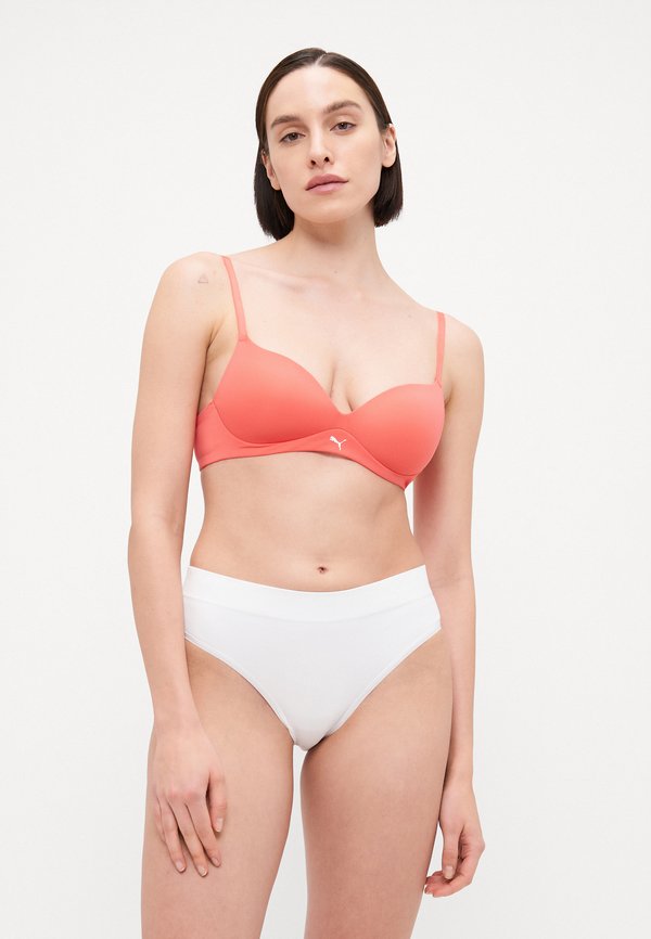 WOMEN SOFT PADDED BRA - T-shirt bra - coral4