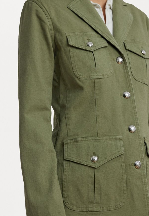 STRETCH COTTON CANVAS BLAZER - Blazer3