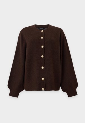 Vero Moda Curve, VMCHAZEL O NECK - Жилетка - chocolate torte