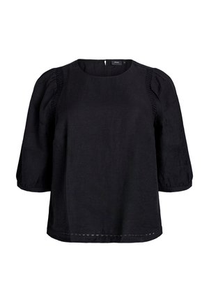 GERAFFTEN SCHULTERN - Blouse - black