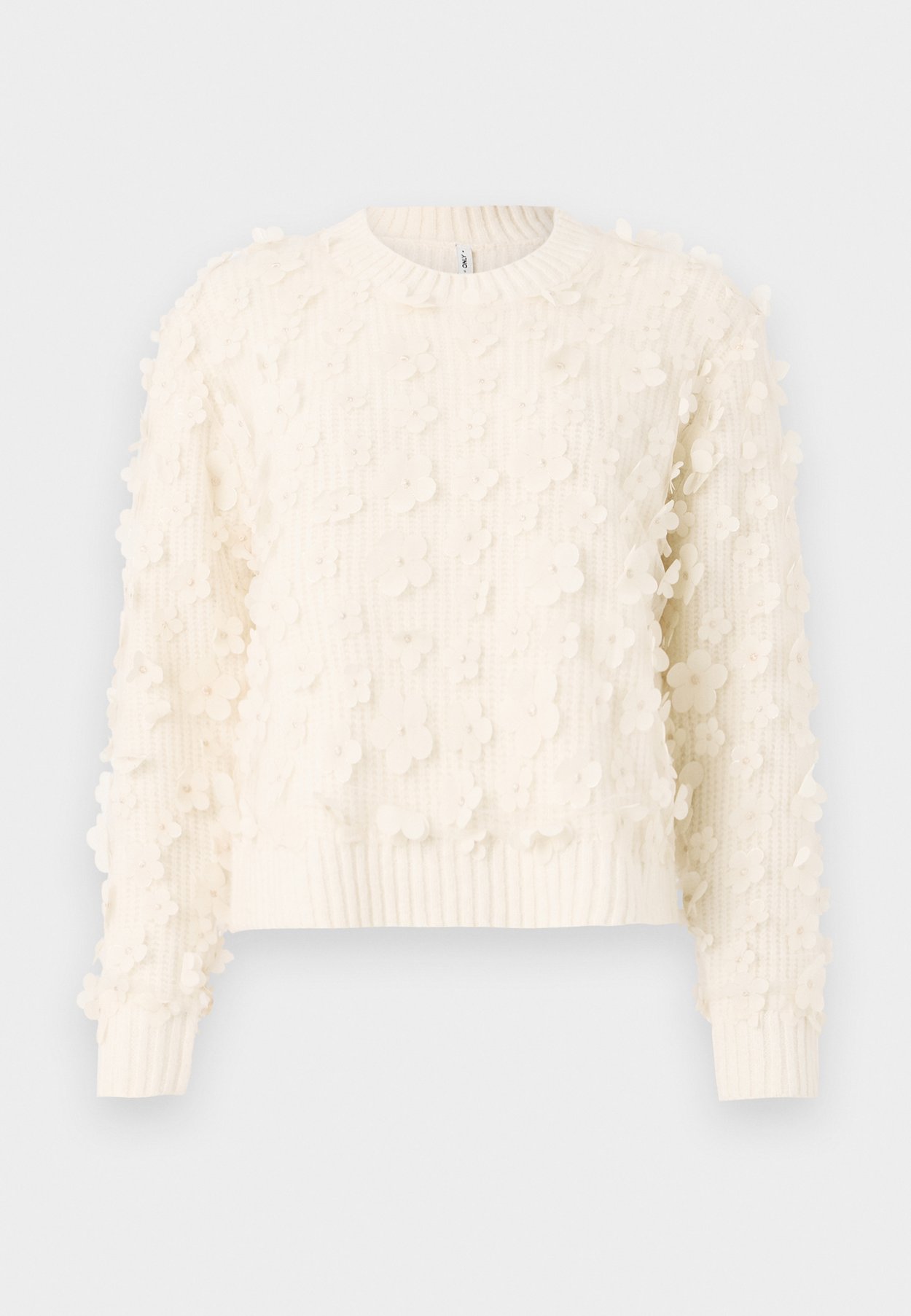 ONLHUA LIFE FLOWER DETAIL O NECK