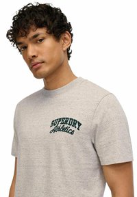 Superdry & Co EMBROIDER STATE LOGO RUNDHALS EIN - T-Shirt print - grau