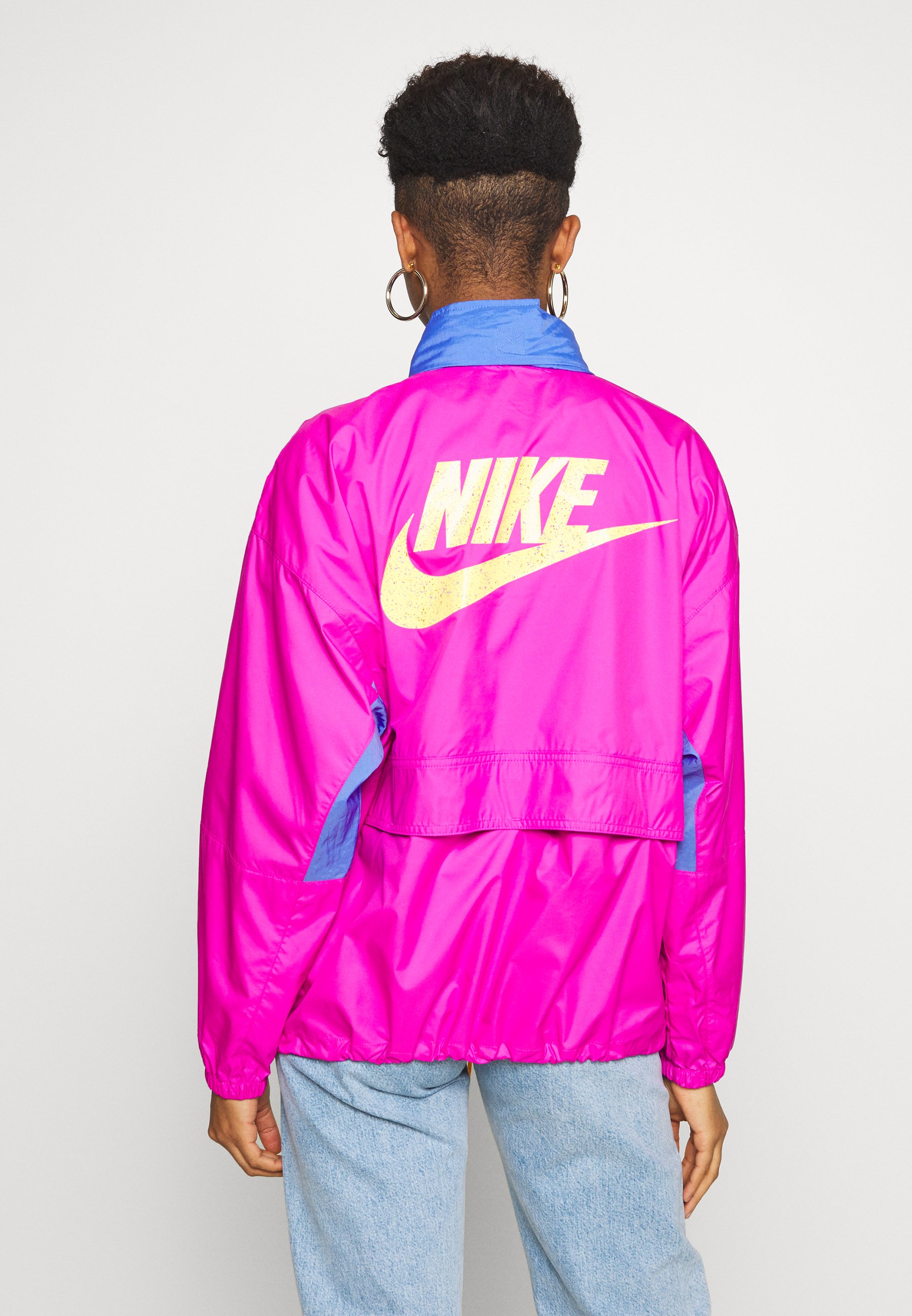 pink and orange nike jacket