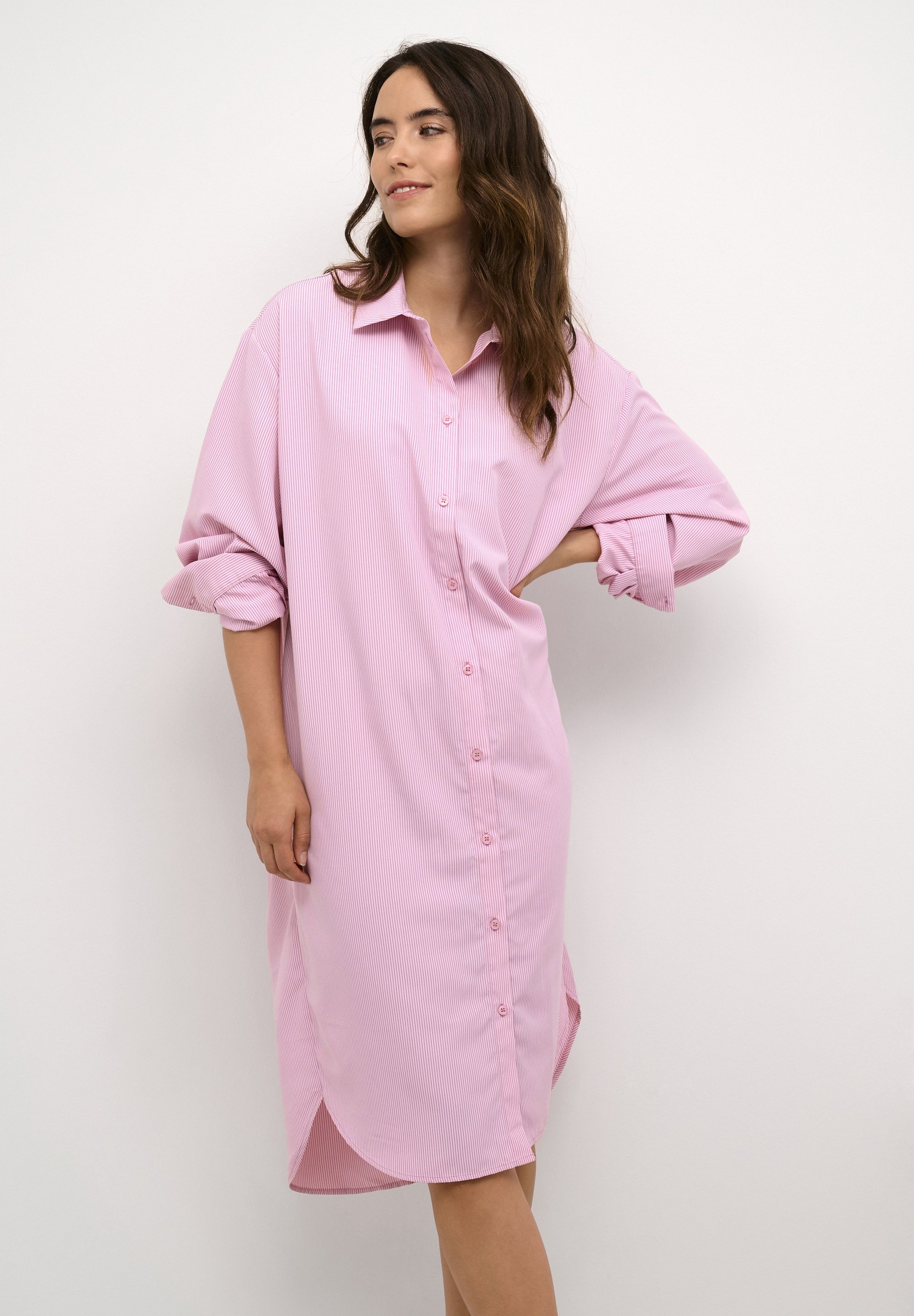 Kaffe Shirt dress - light pink stripe/pink - Zalando.ie Kaffe Shirt dress - light pink stripe/pink - Zalando.ie
