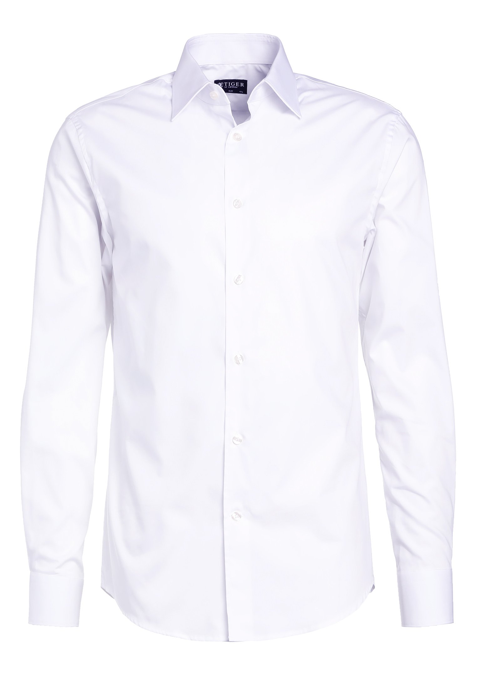 Tiger of Sweden FARRELL SLIM FIT Finskjorte white Tiger of Sweden Farrell 5 Stretch Shirt Black Formelle
