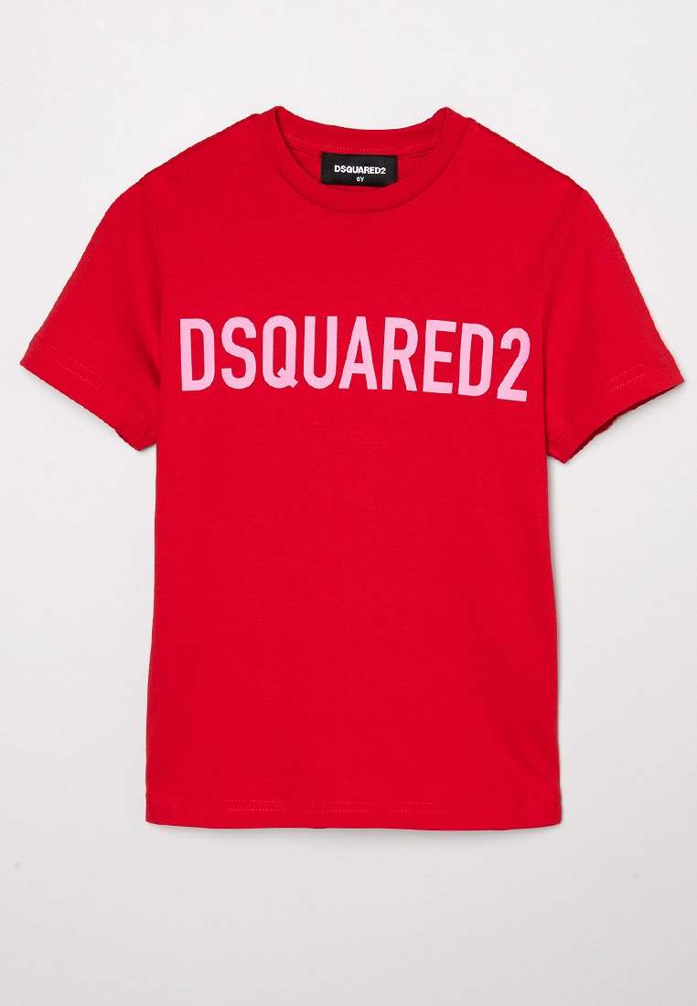 Dsquared2 T-shirt print rood Dsquared2 T-shirt print rood