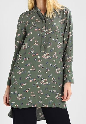 Overhemdblouse - dark green