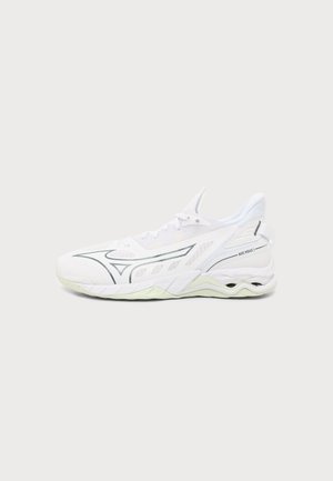 Mizuno, WAVE MIRAGE 5 - Handballschuh - white/balsam green