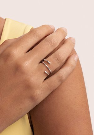DOUBLE DOT - Ring - plata color