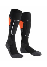 FALKE SK4 SKIING LIGHT CUSHIONING - Calze sportive - black