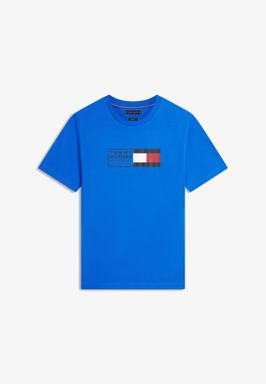 Tommy Hilfiger, LOGO JERSEY CREW NECK T-SHIRT - T-shirt imprimé - regal blue