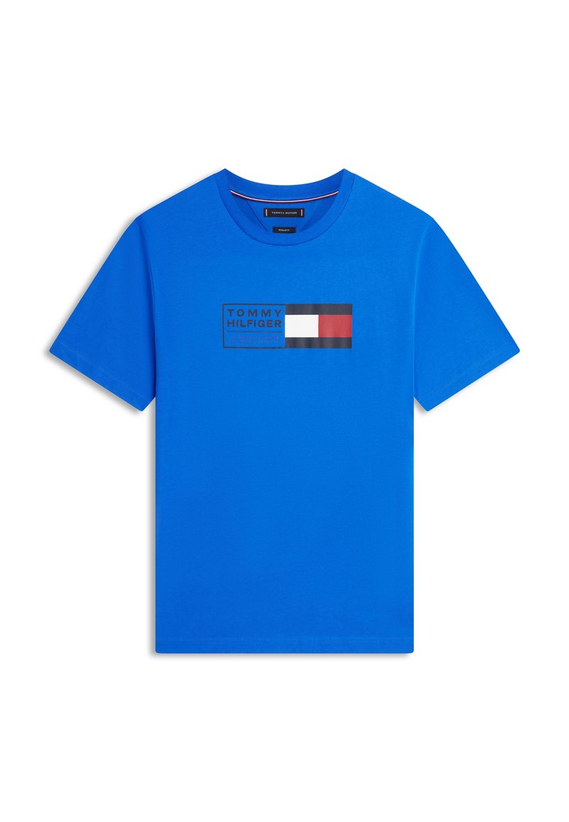 Tommy Hilfiger T-shirt print blauw