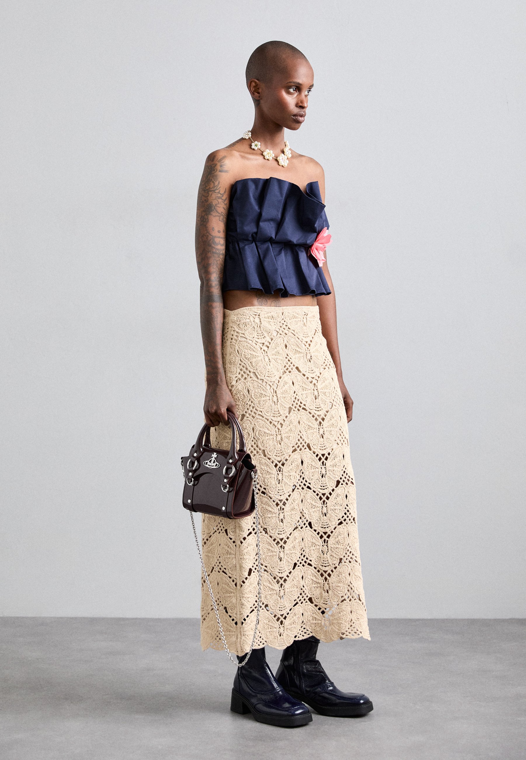 Vivienne Westwood BETTY MINI HANDBAG CHAIN - Borsa a mano - aw24