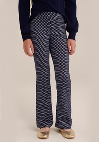 WE Fashion Tygbyxor - blue