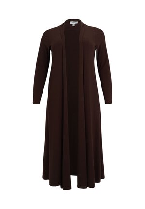 YOEK, YOEK DAMEN STRICKJACKE MIT LANGARM - Cardigan - brown