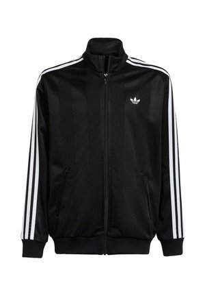 Zip-up sweatshirt - black/white