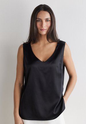 Falconeri V-NECK - Blouse - Black