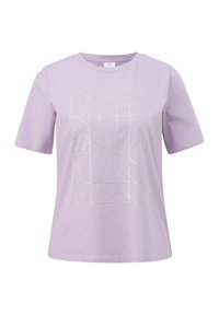 s.Oliver BLACK LABEL T-Shirt print - lavendel
