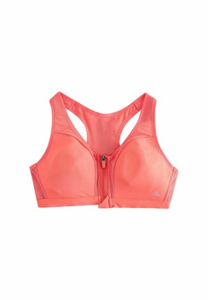 ACTIVE SPORTS IMPACT DRY TECH ZIP FRONT - Sports-BH'er med høj støtte - coral pink