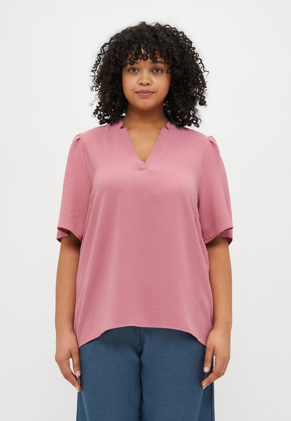 CARNOEMI LIFE 2/4 V NECK BLOUSE  - Blouse - heather rose