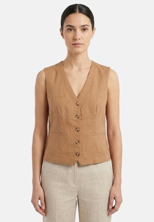 b.young, BYFALAKKA WAISTCOAT - Smanicato - woodsmoke