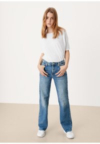 QS BAUMWOLLMIX - T-shirt basic - white