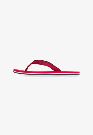 ZEHENTRENNER MIT LOGO DESIGN - T-bar sandals - flashy red