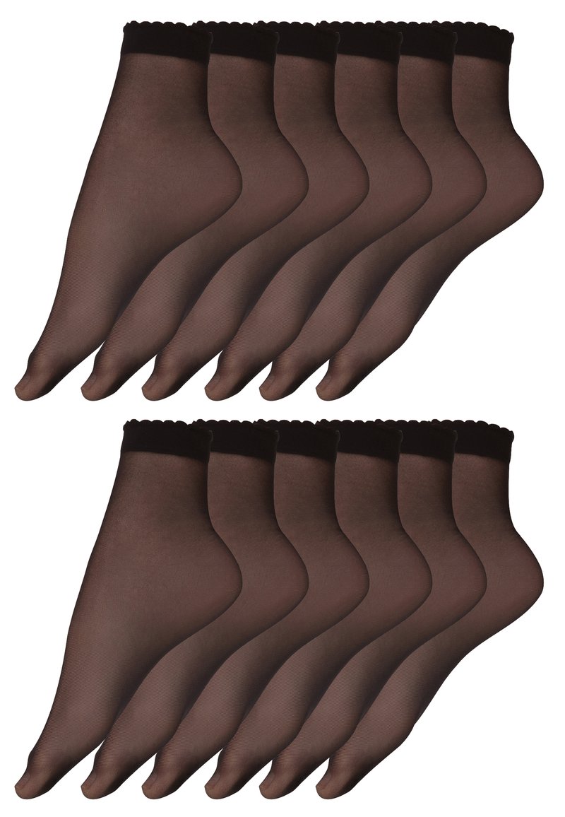 Golden Lady 40 DENARI, PACK DA 12 PAIA Calze a nero/nero