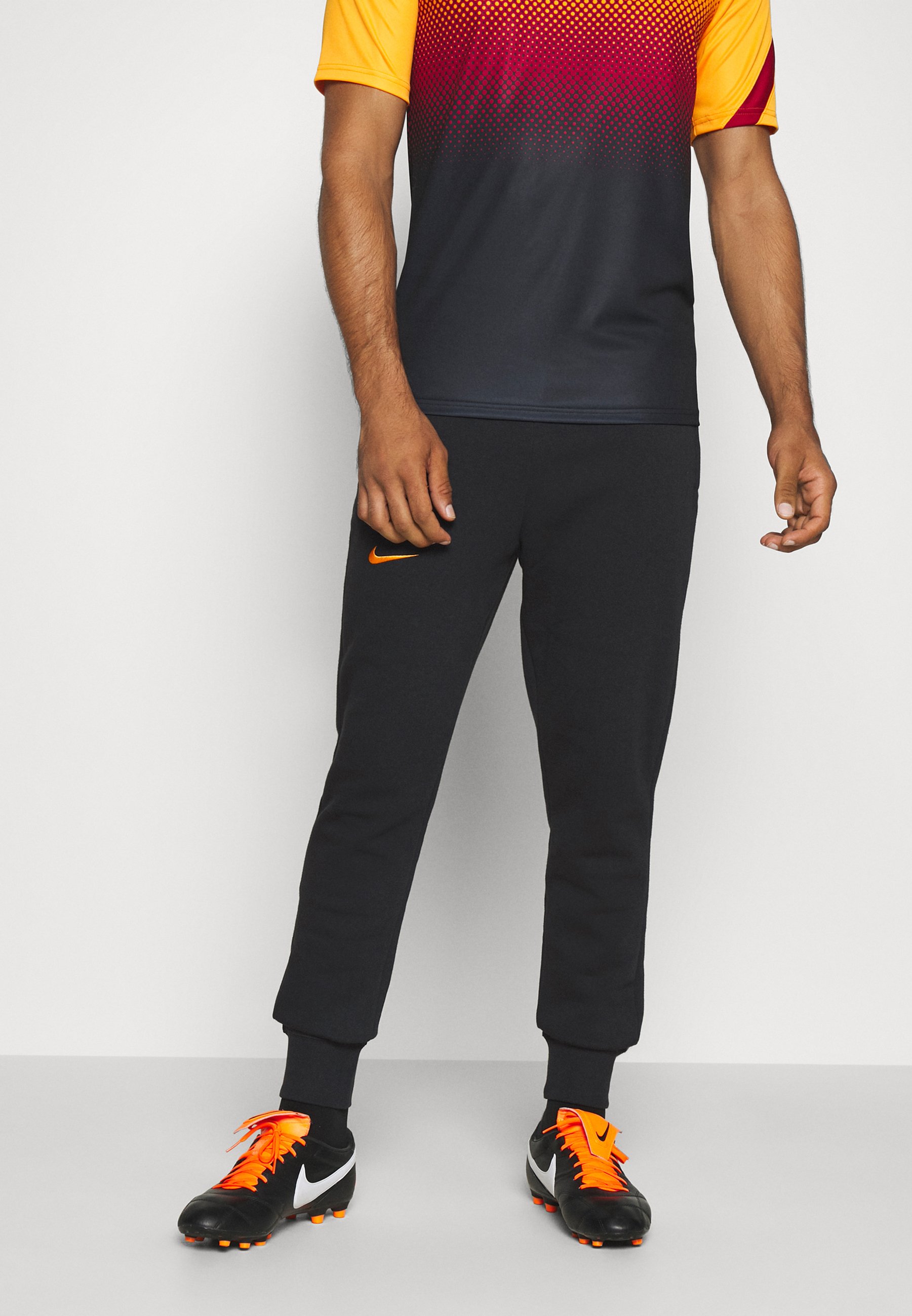 Nike Performance GALATASARAY ISTANBUL PANT - Fanartikel - black/vivid  orange/Zwart - Zalando.be