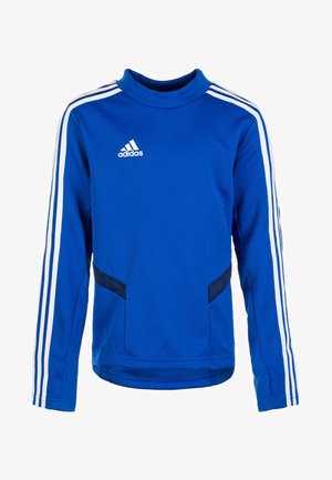 adidas Performance TIRO 19 SWEATSHIRT - Long sleeved top - bold blue / dark blue / white