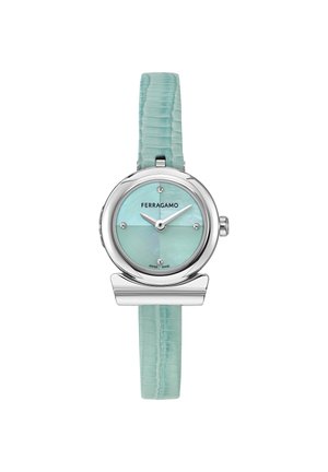 FERRAGAMO Watch - blue and silver-coloured