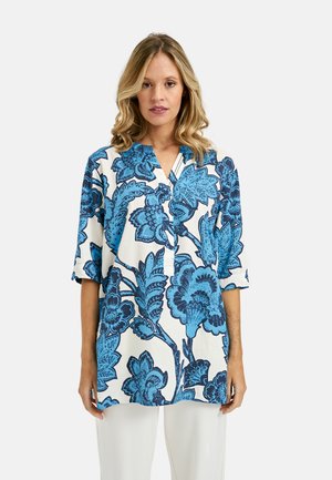 Blouse - night blue print