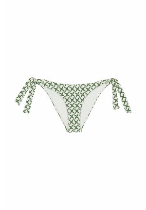 Robin Collection, SIROCCO CLASSIC BOW BIKINI BOTTOM - Braguita de bikini - green/white