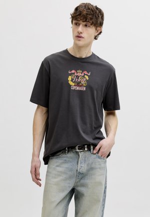 Jack & Jones, JORVINTAGE PACKAGING - T-shirt print - phantom