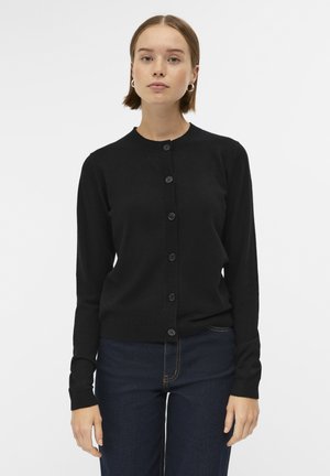 MELANGE - Cardigan - black