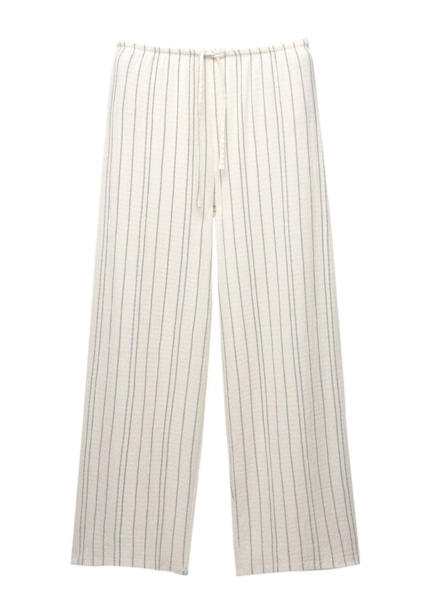 STRIPED - Stoffhose - beige