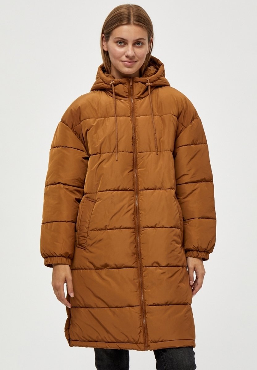 Desires EDITH LONG - Abrigo de invierno - rubber brown/marrón - Zalando.es