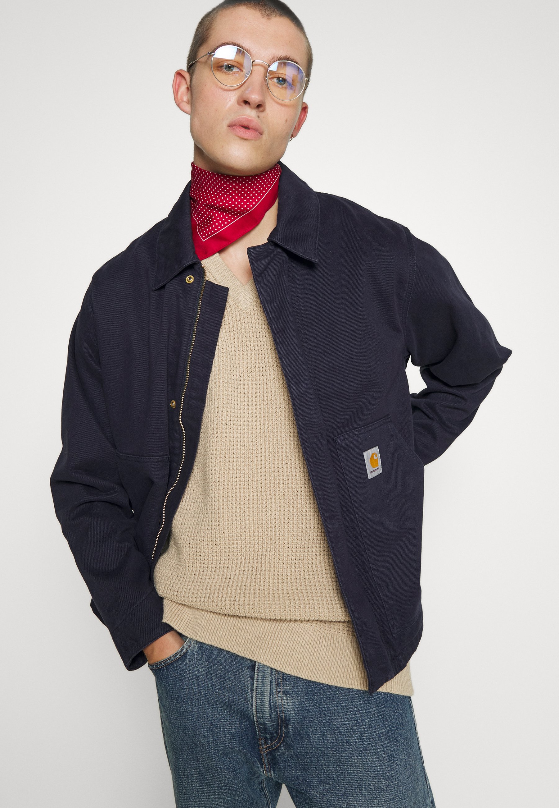 dark navy denim jacket