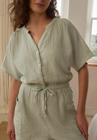 Next CRINKLE - Jumpsuit - green stripe
